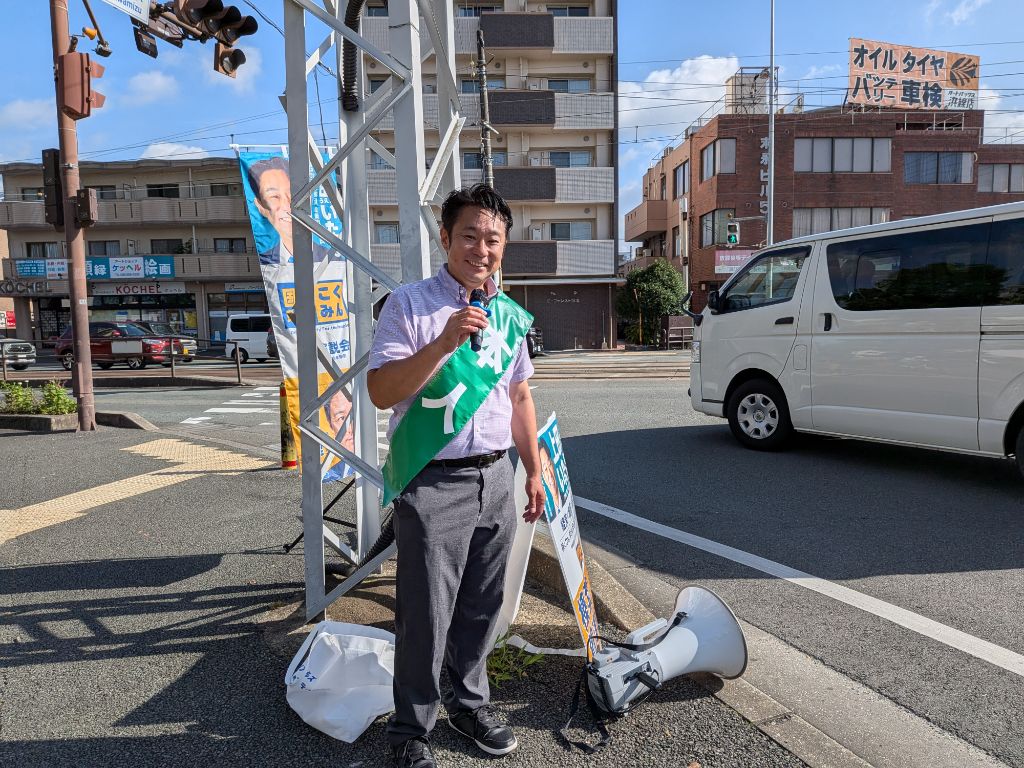 神水交差点にて